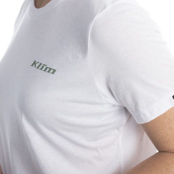 Tricou Dama Canyon Tri-blend White Hedge Green 25
