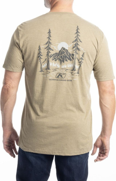 Tricou Hawley Tri-blend Coyote Brown Heather High-rise 25