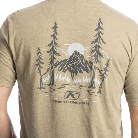 Tricou Hawley Tri-blend Coyote Brown Heather High-rise 25