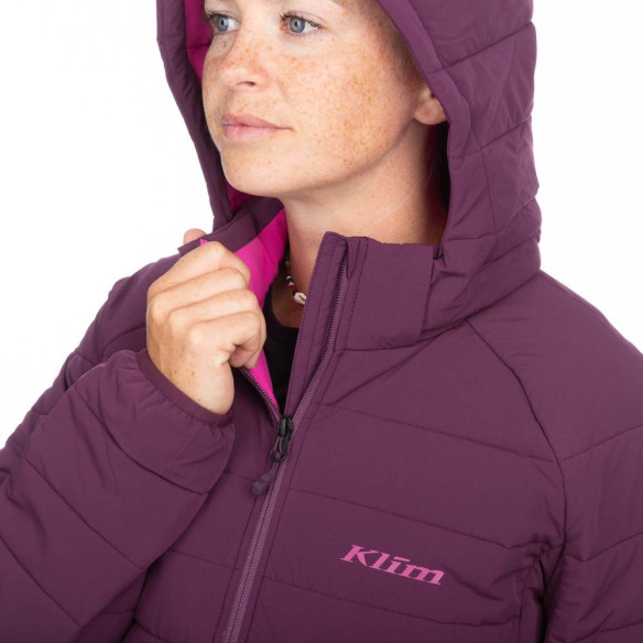 Geaca Dama Waverly Stretch Insulated Hooded Italian Plum 25