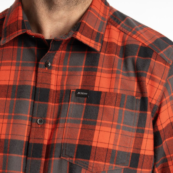 Camasa Cottonwood Midweight Fiery Red Black 25