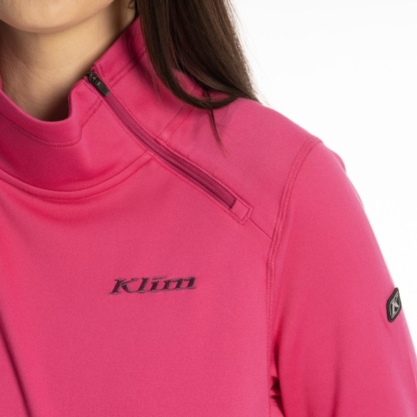 Bluza Dama Solitude Asym Fuchsia Red 25