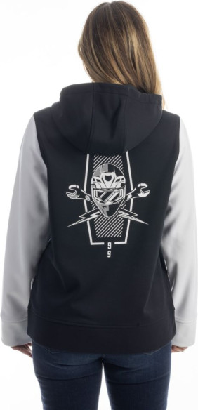 Hanorac Dama Petrol Pullover Black White 25