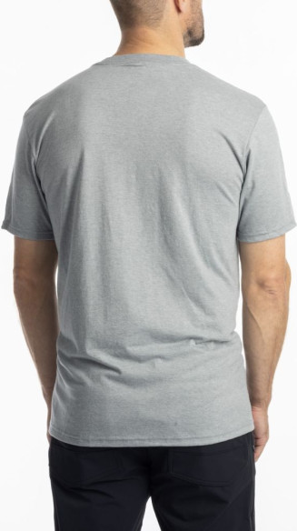 Tricou Checkered Flag Tri-blend Heathered Gray Black 25