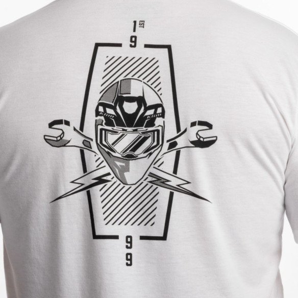 Tricou Petrol Tri-blend White Black 25