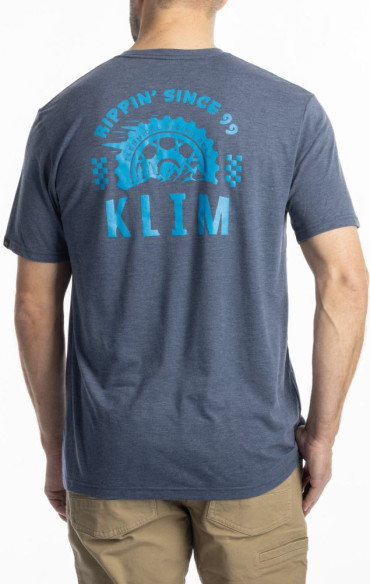 Tricou Rippin Tri-Blend Navy Frost White 25