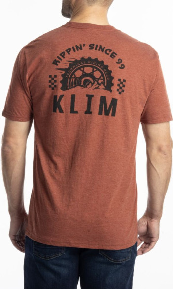 Tricou Rippin Tri-Blend Heathered Russet Black 25