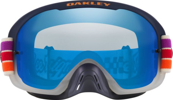Ochelari Moto MX Enduro O-Frame 2.0 Pro Troy Lee Design Black Ice Iridium Vanilla 25