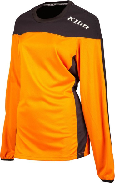 Tricou Moto MX Enduro Dama Rebelle Ember Orange Black 25