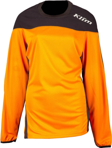 Tricou Moto MX Enduro Dama Rebelle Ember Orange Black 25