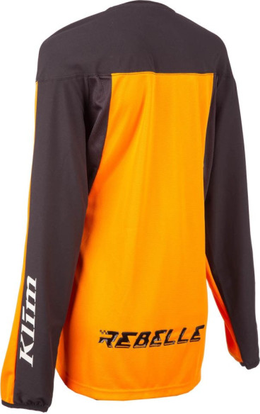 Tricou Moto MX Enduro Dama Rebelle Ember Orange Black 25
