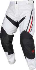 Pantaloni Moto Textili Dakar In the Boot White Black 25