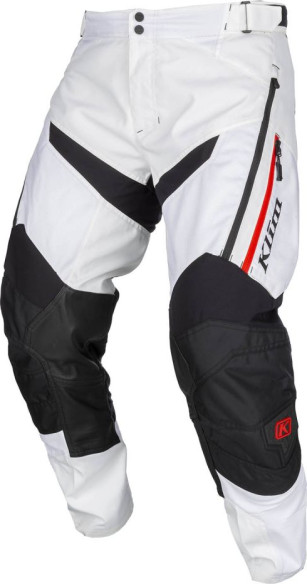 Pantaloni Moto Textili Dakar In the Boot White Black 25