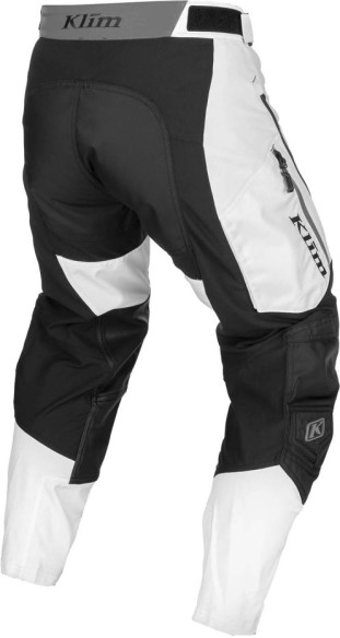 Pantaloni Moto Textili Dakar In the Boot White Black 25