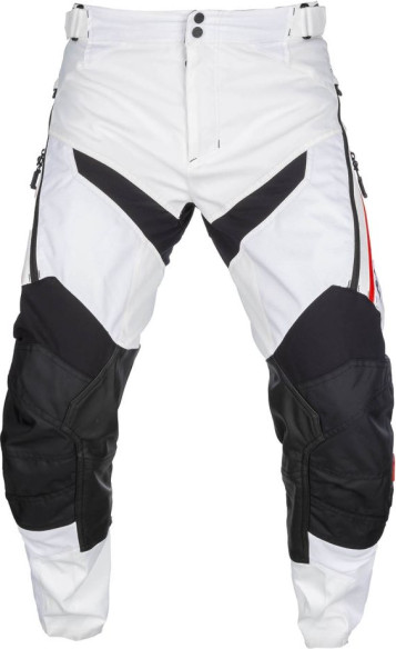 Pantaloni Moto Textili Dakar In the Boot White Black 25