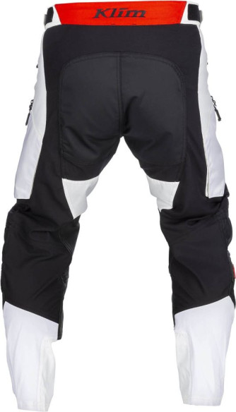 Pantaloni Moto Textili Dakar In the Boot White Black 25