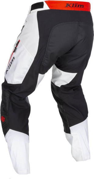 Pantaloni Moto Textili Dakar In the Boot White Black 25