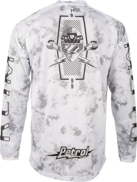 Tricou Moto MX Enduro Petrol Ignite White 25