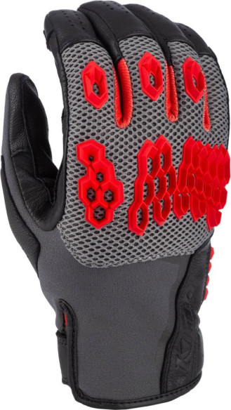 Manusi Moto MX Enduro Baja S4 Black Fiery Red 25