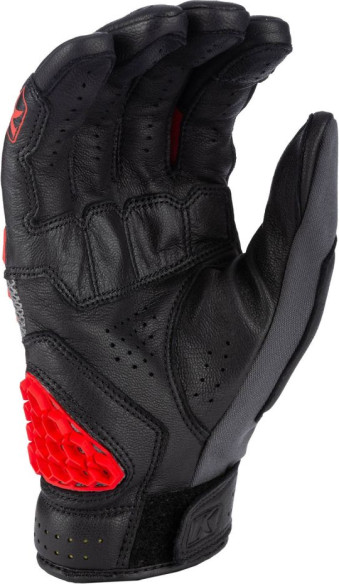 Manusi Moto MX Enduro Baja S4 Black Fiery Red 25