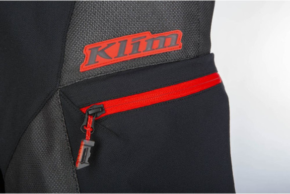 Pantaloni Moto Textili Baja S4 Short Black Fiery Red 25