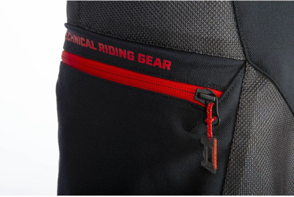 Pantaloni Moto Textili Baja S4 Tall Black Fiery Red 25
