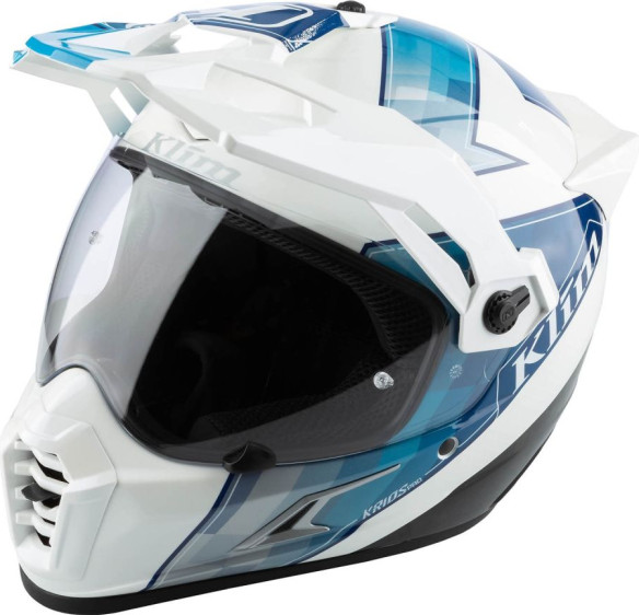 Casca Moto Full-Face Krios Pro Helmet ECE DOT Spectrum White Blue 25