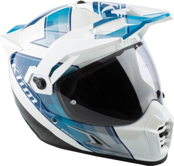 Casca Moto Full-Face Krios Pro Helmet ECE DOT Spectrum White Blue 25