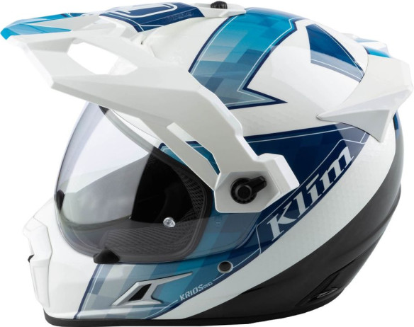 Casca Moto Full-Face Krios Pro Helmet ECE DOT Spectrum White Blue 25