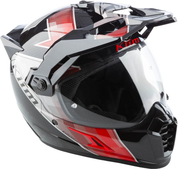 Casca Moto Full-Face Krios Pro Helmet ECE DOT Spectrum Black Fiery Red 25