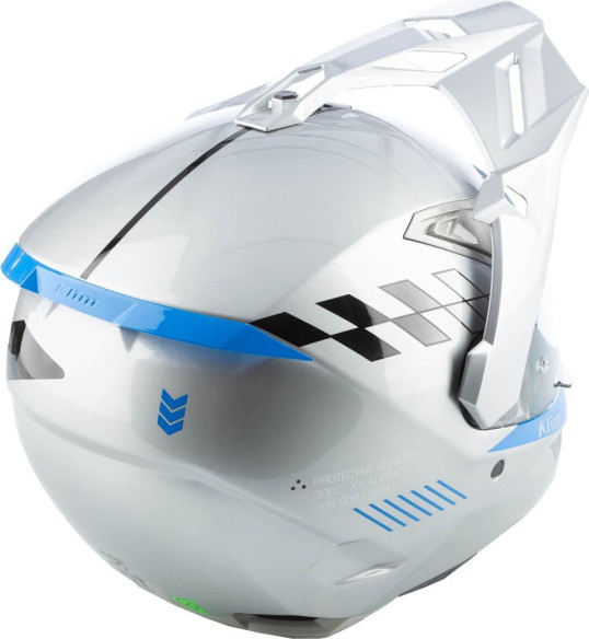 Casca Moto Full-Face X1 Alpha ECE DOT Gloss Concept High-Rise Electric Blue Lemonade 25