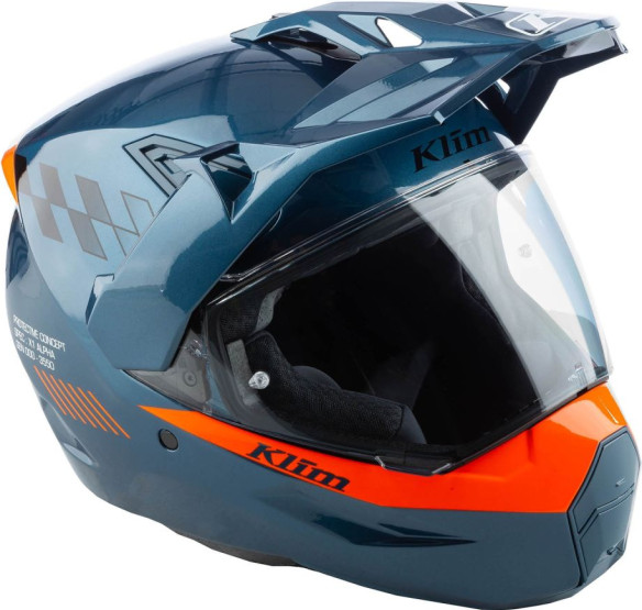 Casca Moto Full-Face X1 Alpha ECE DOT Gloss Concept Petrol Strike Orange 25