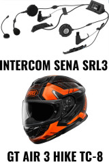 Combo Casca GT AIR 3 Hike TC-8 Intercom Sena SRL3