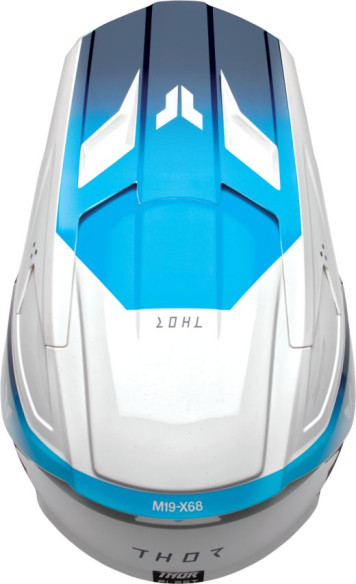Casca Moto MX Enduro Copii Fleet Storm White Navy 25