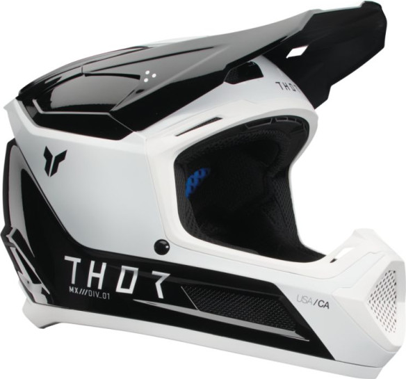 Casca Moto MX Enduro Copii Fleet Storm Black White 25