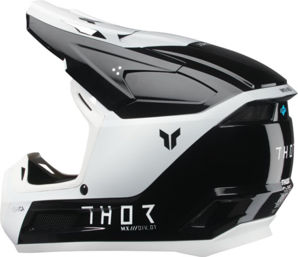 Casca Moto MX Enduro Copii Fleet Storm Black White 25