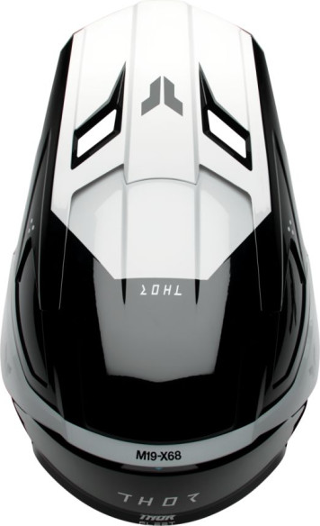 Casca Moto MX Enduro Copii Fleet Storm Black White 25