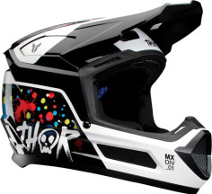 Casca Moto MX Enduro Copii Fleet Splat Black 25