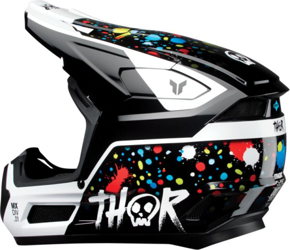 Casca Moto MX Enduro Copii Fleet Splat Black 25