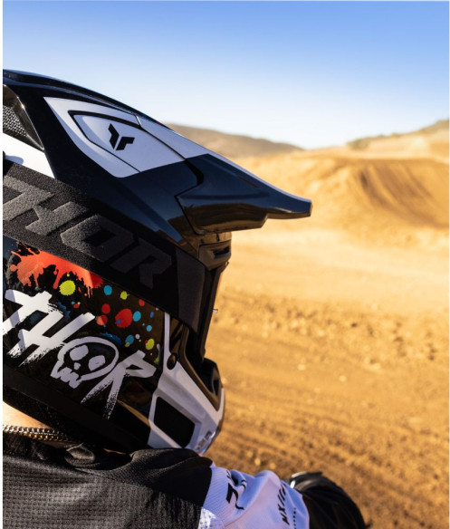 Casca Moto MX Enduro Copii Fleet Splat Black 25