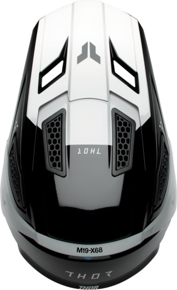 Casca Moto MX Enduro Fleet Storm Black White 25