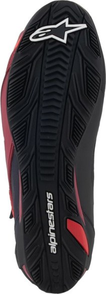 Ghete Moto Dama Faster V4 Black White Red 25