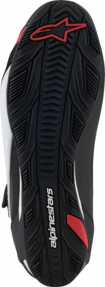Ghete Moto Faster V4 Black White Red 25