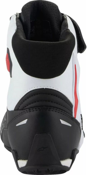 Ghete Moto Faster V4 Black White Red 25