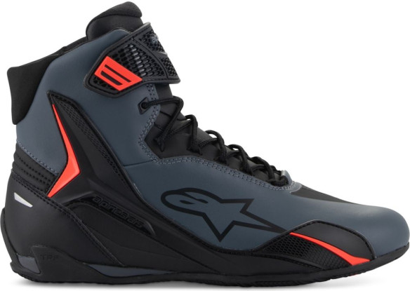 Ghete Moto Faster V4 Black Grey Red 25
