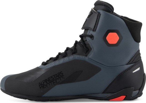 Ghete Moto Faster V4 Black Grey Red 25