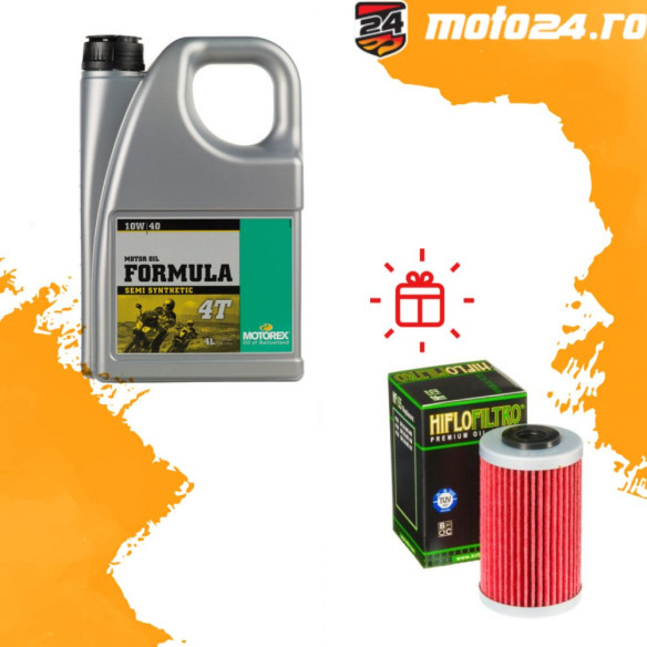 Oferta Formula 10W40 4L Bonus- Filtru De Ulei Hiflofiltro la alegere (Max.35 Ron)