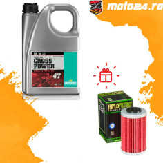 Oferta Cross Power 5W40 4L Bonus Filtru Ulei Hiflofiltro la alegere (Max.35 Ron)