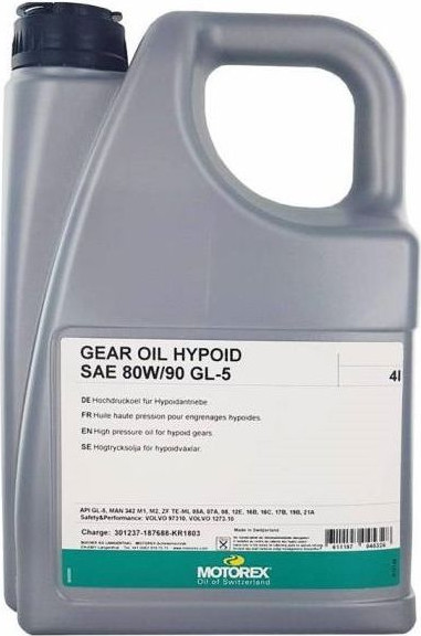 Gear Oil Hypoid 80W90 4L