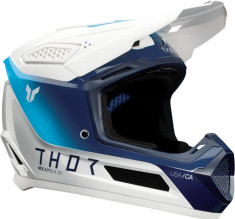 Casca Moto MX Enduro Fleet Storm White Navy 25
